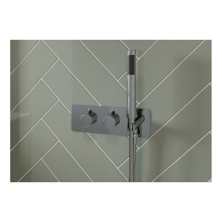 Poseidon Shower Pack One - Two Outlet Twin Shower Valve w/Ha