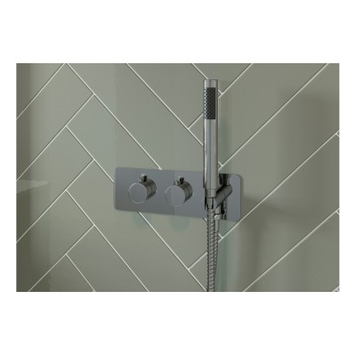 Poseidon Shower Pack Two - Two Outlet Twin Shower Valve w/Ha 2