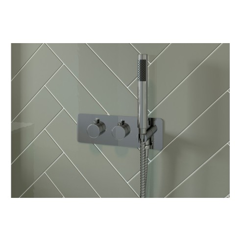 Poseidon Shower Pack Two - Two Outlet Twin Shower Valve w/Ha
