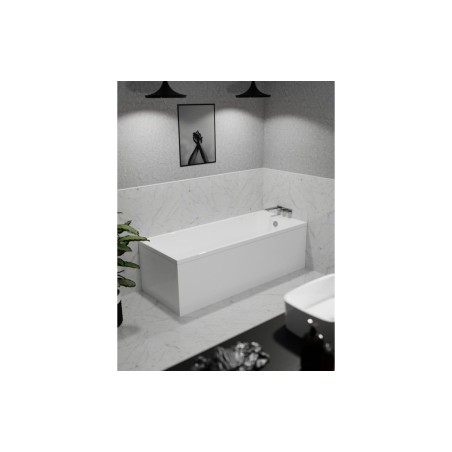 Juan 1700mm Square Thin Edge Single Ended Bath | BathroomKing