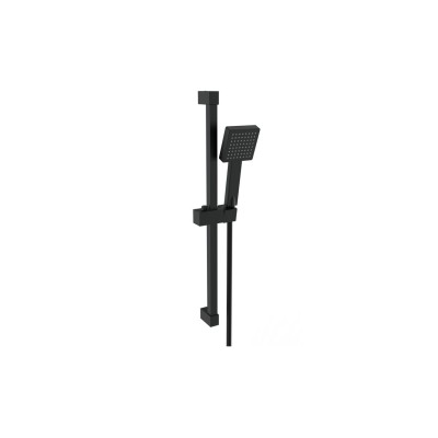 Square Slider Rail Kit & Single Mode Handset - Matt Black |