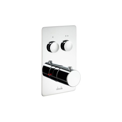 Abode Uno Concealed Push Button Shower (2 Exit) - Chrome | S