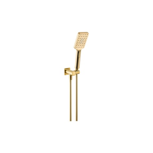 Abode Uno Hand Shower Set - Brushed Brass | Showers | Bathro