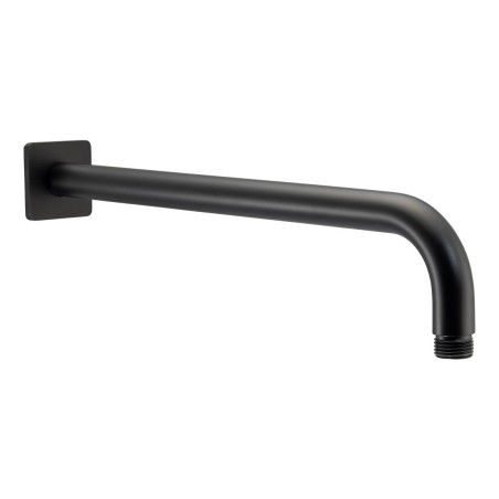 Abode Uno Wall Shower Arm - Matt Black | Showers | BathroomK