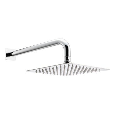 Abode Uno 200x200mm Shower Head - Chrome | Showers | Bathroo