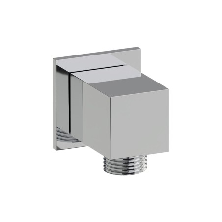 Abode Euphoria Square Wall Outlet - Chrome | Showers | Bathr
