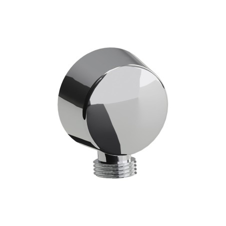 Abode Euphoria Circular Wall Outlet - Chrome | Showers | Bat