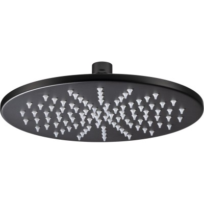 Abode Euphoria 225x225x8mm Circular Showerhead - Matt Black