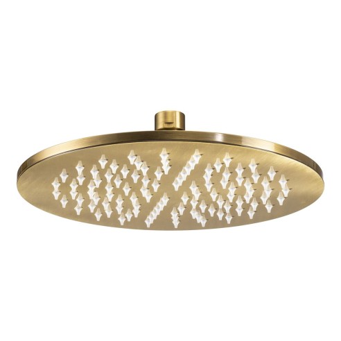 Abode Euphoria 225x225x8mm Circular Showerhead - Antique Bra