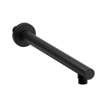 Abode Euphoria Wall Mounted Circular Shower Arm - Matt Black