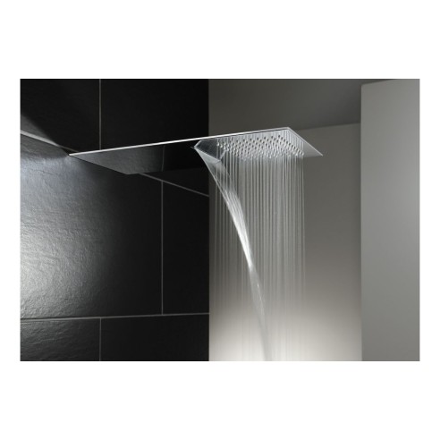 Abode Storm Slimline 3mm Wall Mounted Waterfall Showerhead -