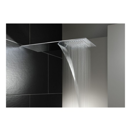 Abode Storm Slimline 3mm Wall Mounted Waterfall Showerhead -