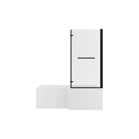 Naples L Shape 1700x850x560mm 0TH Shower Bath Pack (RH) - Ma