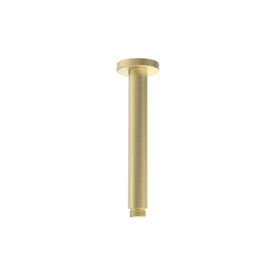 Alfredo 180mm Round Ceiling Arm - Brushed Brass | Showers |