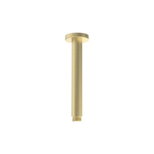 Alfredo 180mm Round Ceiling Arm - Brushed Brass | Showers |
