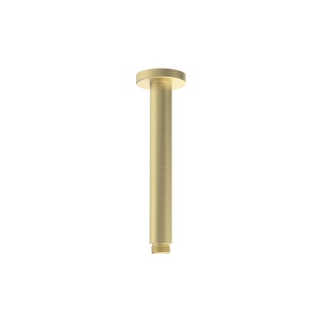 Alfredo 180mm Round Ceiling Arm - Brushed Brass | Showers |
