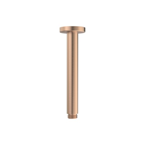 Alfredo 180mm Round Ceiling Arm - Brushed Bronze | Showers |