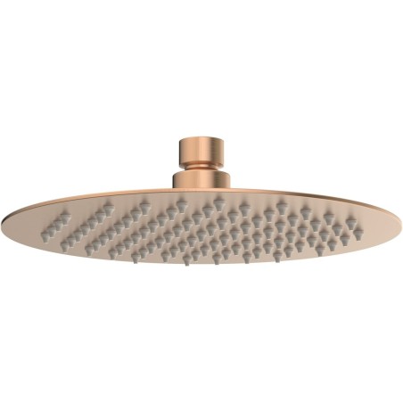 Alfredo 200mm Round Ultraslim Showerhead - Brushed Bronze |