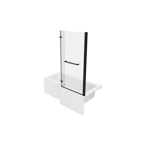 Naples L Shape 1700x850x560mm 0TH Shower Bath Pack (RH) - Ma