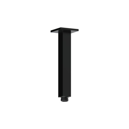 Pancho 180mm Square Ceiling Arm - Matt Black | Showers | Bat
