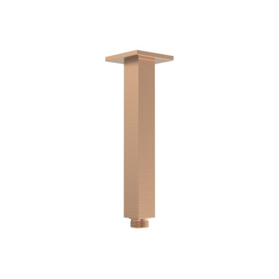 Pancho 180mm Square Ceiling Arm - Brushed Bronze | Showers |