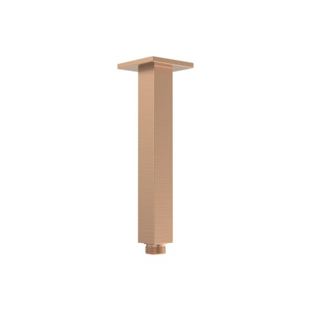 Pancho 180mm Square Ceiling Arm - Brushed Bronze | Showers |