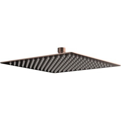 Pancho 250mm Square Ultraslim Showerhead - Brushed Bronze |
