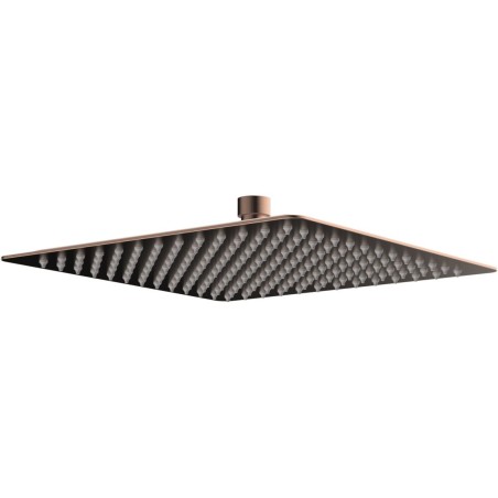 Pancho 250mm Square Ultraslim Showerhead - Brushed Bronze |