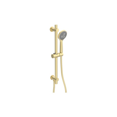 Alfredo Round Shower Valve & Kit Pack 2 - Brushed Brass | Sh