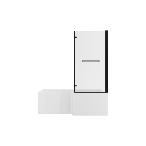 Naples L Shape SUPERCAST 1700x850x560mm 0TH Shower Bath Pack