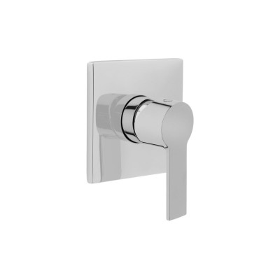 VitrA AquaCare Square Built-in Stop Mixer Valve - Chrome | S