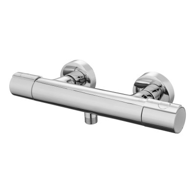 VitrA Aquaheat Essential Thermostatic Shower Mixer - Chrome