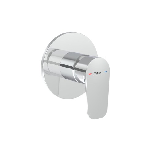 VitrA Flow Soft Integrated Shower Mixer Valve - Chrome | Sho