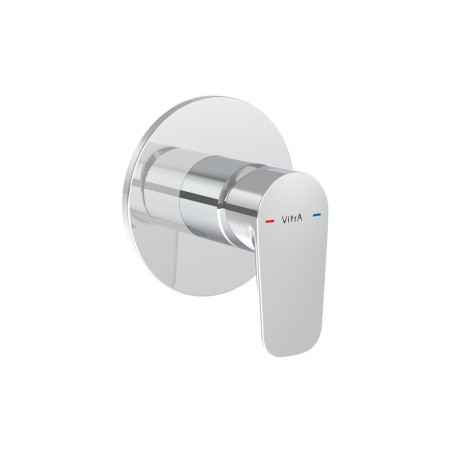 VitrA Flow Soft Integrated Shower Mixer Valve - Chrome | Sho