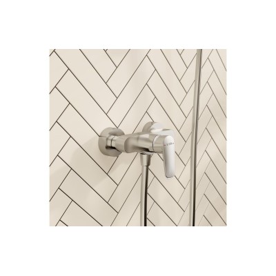 VitrA Flow Soft Wall Mounted Shower Mixer - Chrome | Showers 2