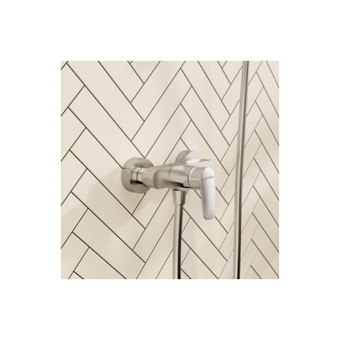 VitrA Flow Soft Wall Mounted Shower Mixer - Chrome | Showers