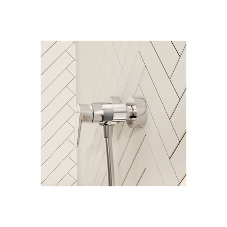 VitrA Flow Soft Wall Mounted Shower Mixer - Chrome | Showers