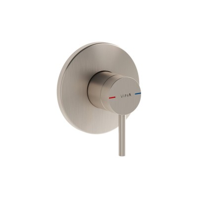 VitrA Origin Integrated 1-Way Diverter - Brushed Nickel | Sh