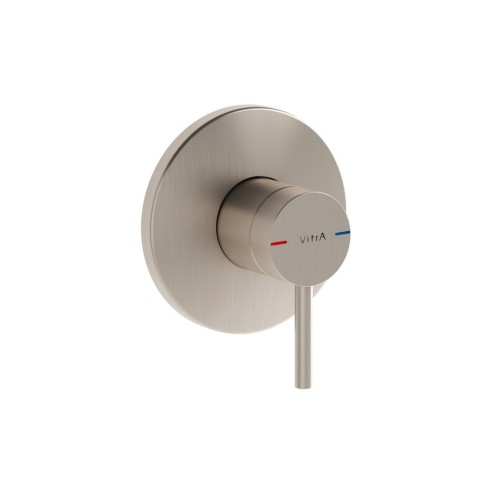 VitrA Origin Integrated 1-Way Diverter - Brushed Nickel | Sh