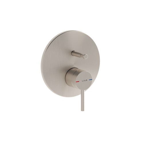 VitrA Origin Integrated 2-Way Diverter - Brushed Nickel | Sh