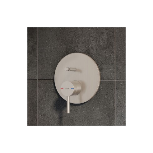 VitrA Origin Integrated 2-Way Diverter - Brushed Nickel | Sh