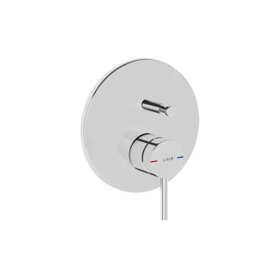 VitrA Origin Integrated 2-Way Diverter - Chrome | Showers |