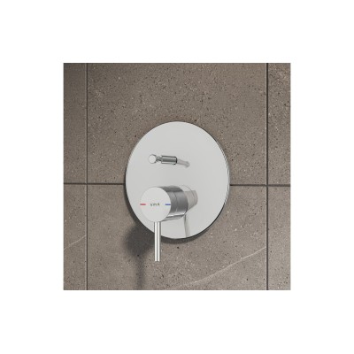 VitrA Origin Integrated 2-Way Diverter - Chrome | Showers | 2