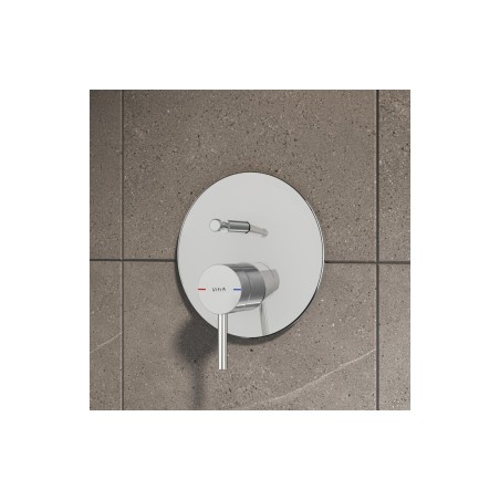 VitrA Origin Integrated 2-Way Diverter - Chrome | Showers |