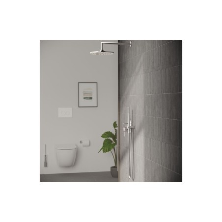 VitrA Origin Integrated 2-Way Diverter - Chrome | Showers |