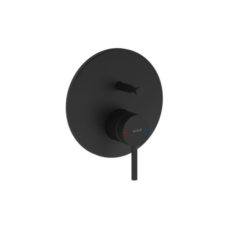 VitrA Origin Integrated 2-Way Diverter - Matt Black | Shower