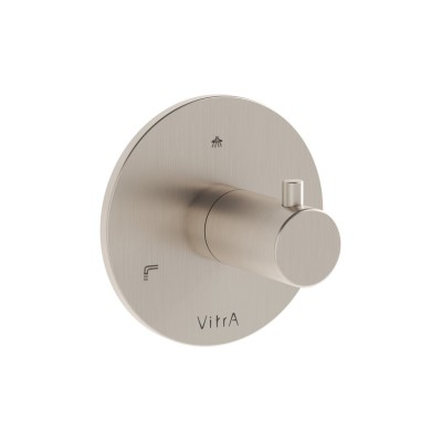 VitrA Origin Integrated 3-Way Diverter - Brushed Nickel | Sh