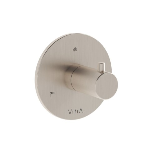 VitrA Origin Integrated 3-Way Diverter - Brushed Nickel | Sh