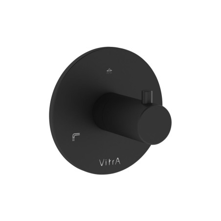 VitrA Origin Integrated 3-Way Diverter - Matt Black | Shower