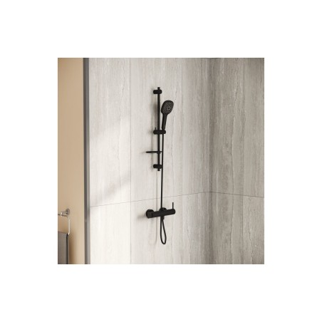 VitrA Origin Wall Mounted Shower Mixer - Matt Black | Shower